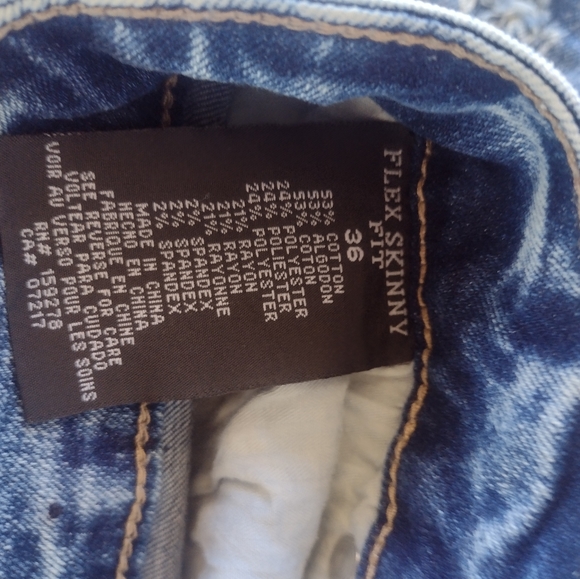 Rutherford Men’s flex Skinny jeans Size 36 - Picture 7 of 12